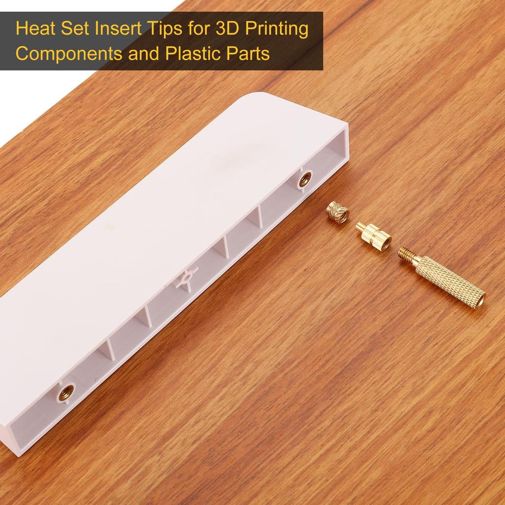 uxcell 8pcs Heat Set Insert Tips for Thread Inserts M2 M2.5 M3 M4 M5