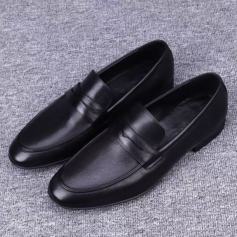 Spring and summer new Doudou shoes casual shoes soft-soled black shoes breathable small leather shoes 39