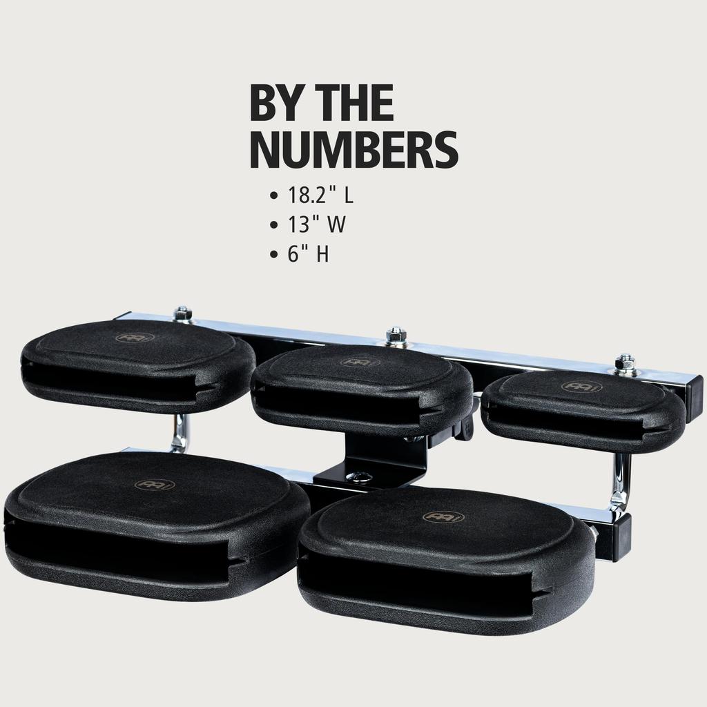 Meinel Percussion Block 5 Piece Set Symthetic Temple Block TMSTB []