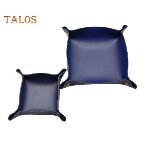 Multifunctional Storage Tray Foldable Design Solid Color Coaster Coffee Cups Mat Decorative Jewelry Storage Organizer