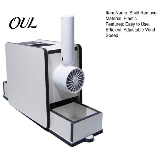 Separatore Elettrico Ricaricabile per Semi di Uccelli, Sgusciatore Elettrico con Velocità del Vento Regolabile, Setaccio Ventilatore Sgusciatore Portatile per Pappagalli per Filtrare Miglio Misto per