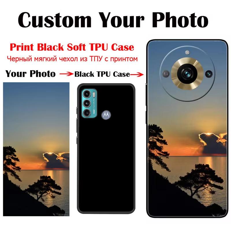 Customized DIY Silicone Soft Phone Case For Realme 13 12 Pro Plus 11 Pro Plus C53 C55 C33 C30 C30S C35 GT Neo 3 3T 2 2T 5 GT6 SE