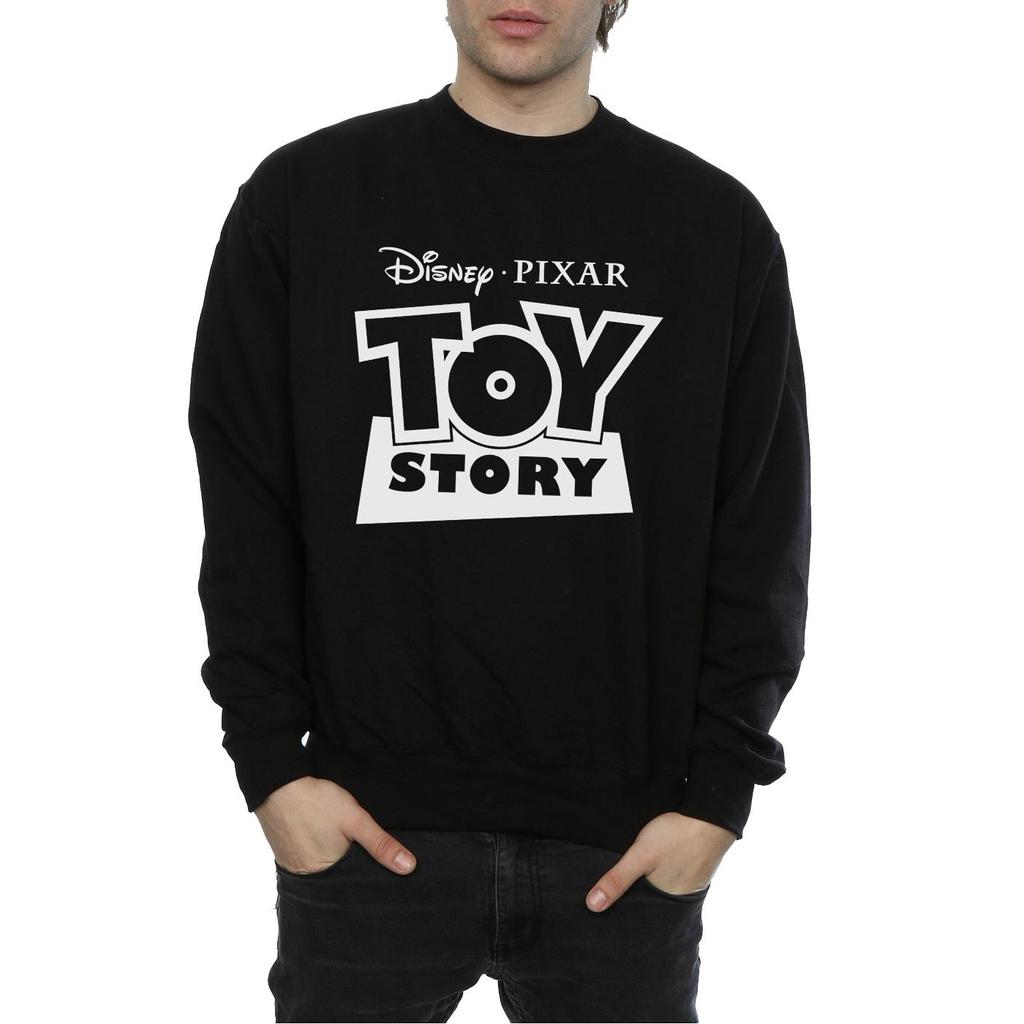 Disney Mens Toy Story Logo Outline Sweatshirt