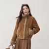 Cappotto Invernale di Peluche Vintage da Donna