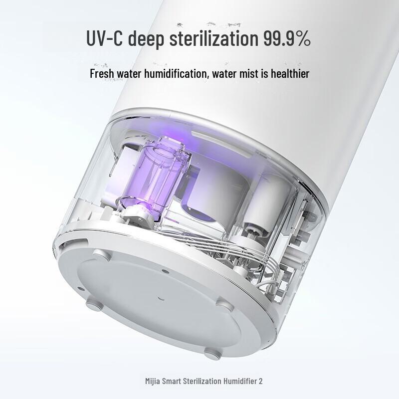 Xiaomi Smart Sterilization Humidifier 2: Home Aromatherapy Air Purifier for Bedroom, Safe for Pregnant Women and Babies