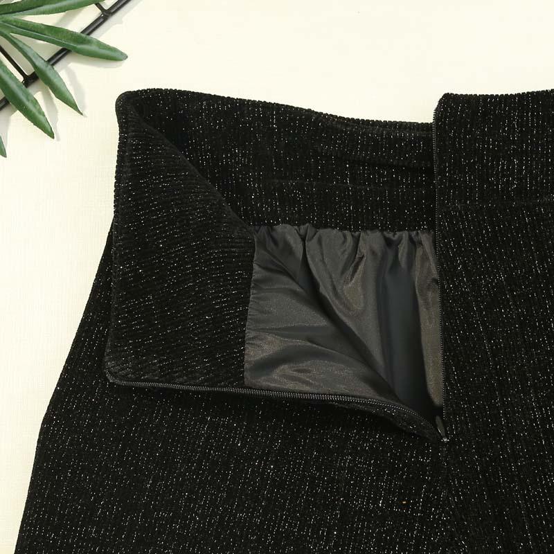 High Waist Shorts Women's Thick Double-breasted Wide-leg Pants