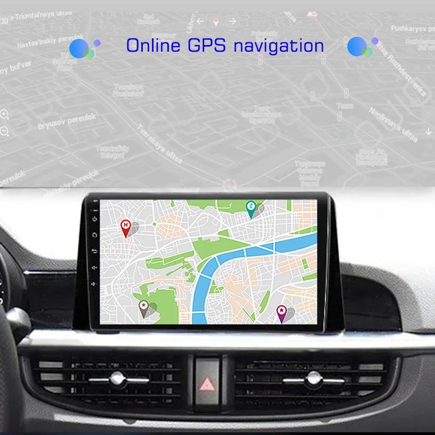 Android 13 Radio For KIA Morning 3 Picanto 2016 2017 2018 2019 2020 Car Stereo Multimedia Player Carplay Auto GPS Navigation DSP