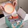 High-end Coffee Cup Set, High-end Afternoon Tea, Latte Flower Cup, Women's Exquisite High-value Light Luxury Couple Cup, Breakfast Cup