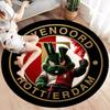Feyenoord Round Area Rug,Carpet Rug for Living Room Bedroom Sofa Playroom Decor,Non-slip Floor Mat