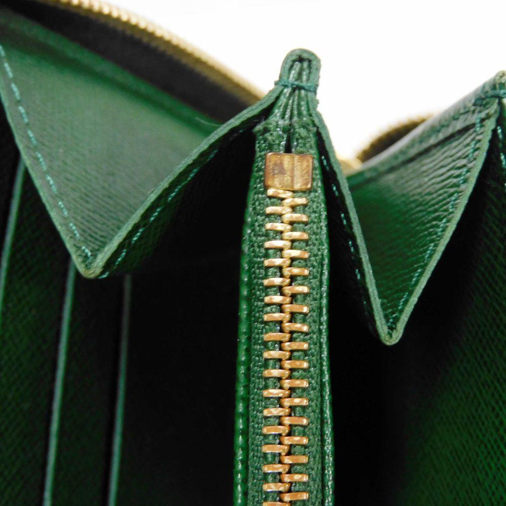 Used 12564 Zippy Organizer M60035 7940 Bellboy Green Zip Around Monogram Groom Veil Men's from Japan AUTHENTIC