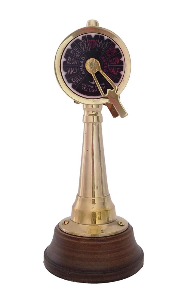 Beautiful Antique Brass Ship Engine Room Telegraph Marine Working Nautical 7