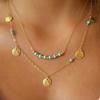 Ketting Prachtig Slijtvast Dames Meerlaags Blad Hart Hanger Ketting voor Feest