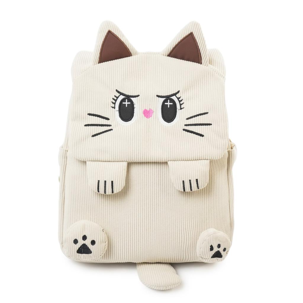 Fashion Women's Backpacks Large Capacity Shoulder Bag High Quality Girl Bags Cartoon Cat Pattern Soft Fabric Women's Handbags
