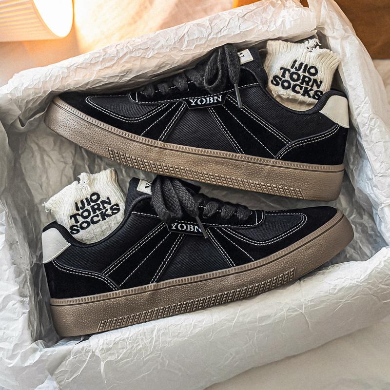 Fashion Versatile Lace-up Sneakers Leisure Walk Casual Shoes Streetwear Male Skateboard Footwear Outdoor Tenis Masculino Walking Shoes