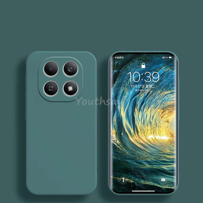 For Xiaomi Redmi Note 15 Pro Plus Case Liquid Silicone Plain Case Redmi Note 15 Pro Plus Cover TPU Anti-drop Protector Case