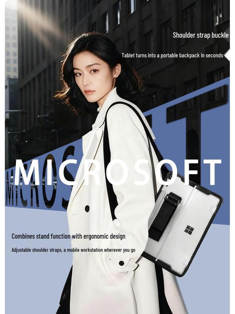 Transparent Acrylic Protective Case for Microsoft Surface Pro 12-Inch Tablet (2025 Model)