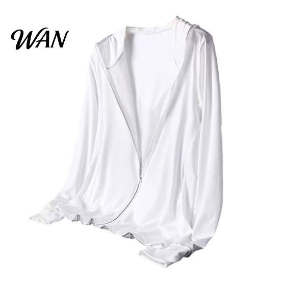 Sleeve Sun Protection Hoodie Jacket Hooded Long 360-Degree Anti-UV Coat Lightweight Breathable Mesh Fabric Outdoor Summer Clothing
