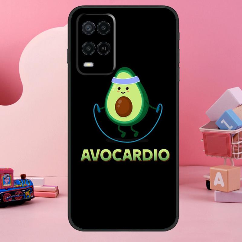 

милый мультяшный чехол Авокадо Фитнес для Oppo A18 A38 A58 A78 A98 A74 A54 A94 A80 A60 A40 A96 A76 A16 A15 A17 A57 A77 A5 Pro OPPO A15