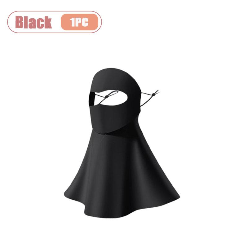 1-10PCS Ice Silk Face Mask Women Cooling Breathable UV Protection Eye Cover Summer Sun Mask Dustproof Stylish Face Gaiter