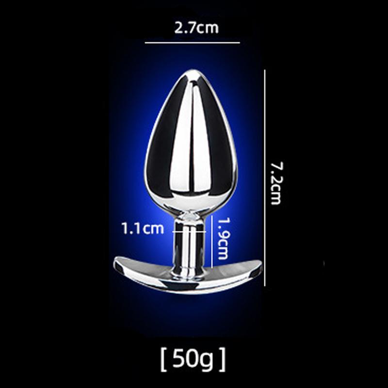 10 Frequency Remote Control Metal Vibrating Wearable Vibrating Posterior Plug Prostate Massager Masturbator Vibrator Sex Toys for Men and Women