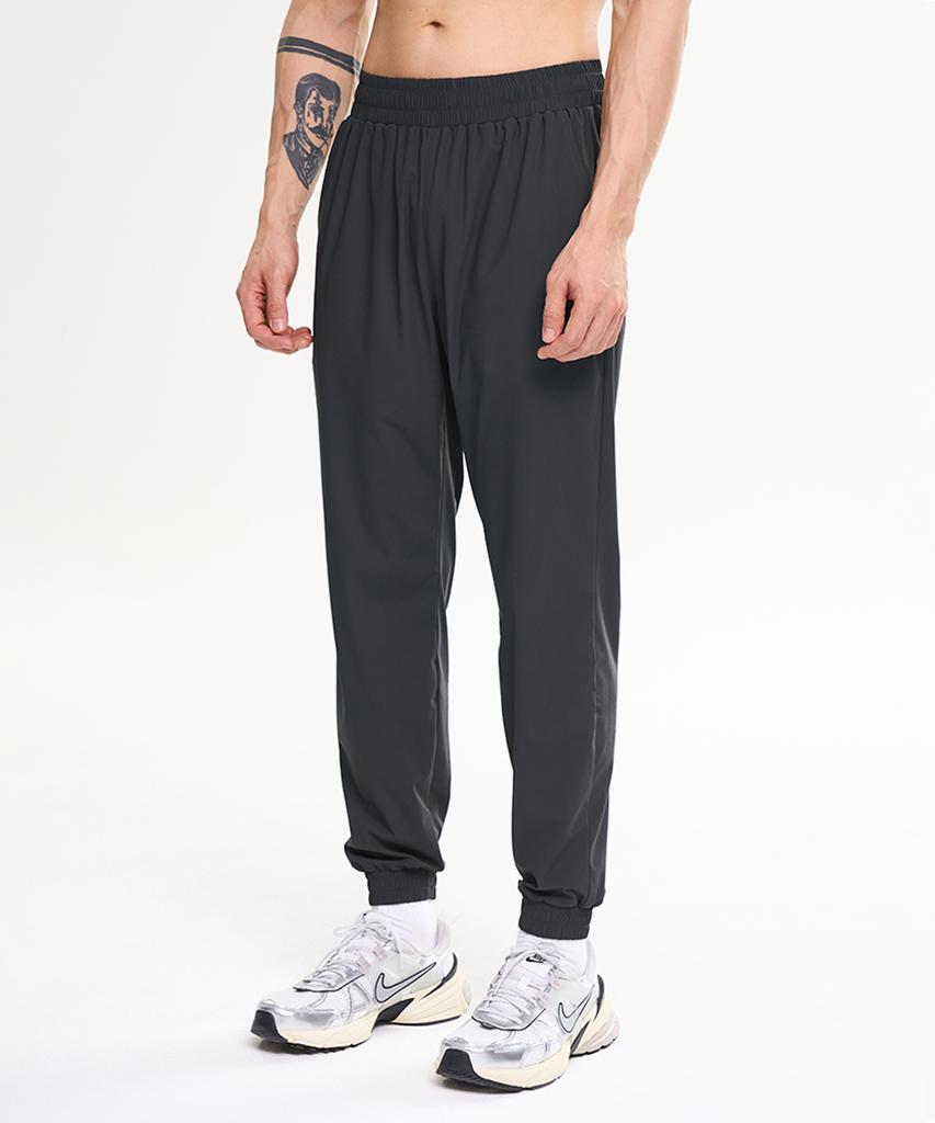Leijibi [Summer] Airlight Stretch Running Sports Pants Workout Jogger Pants M Charcoal