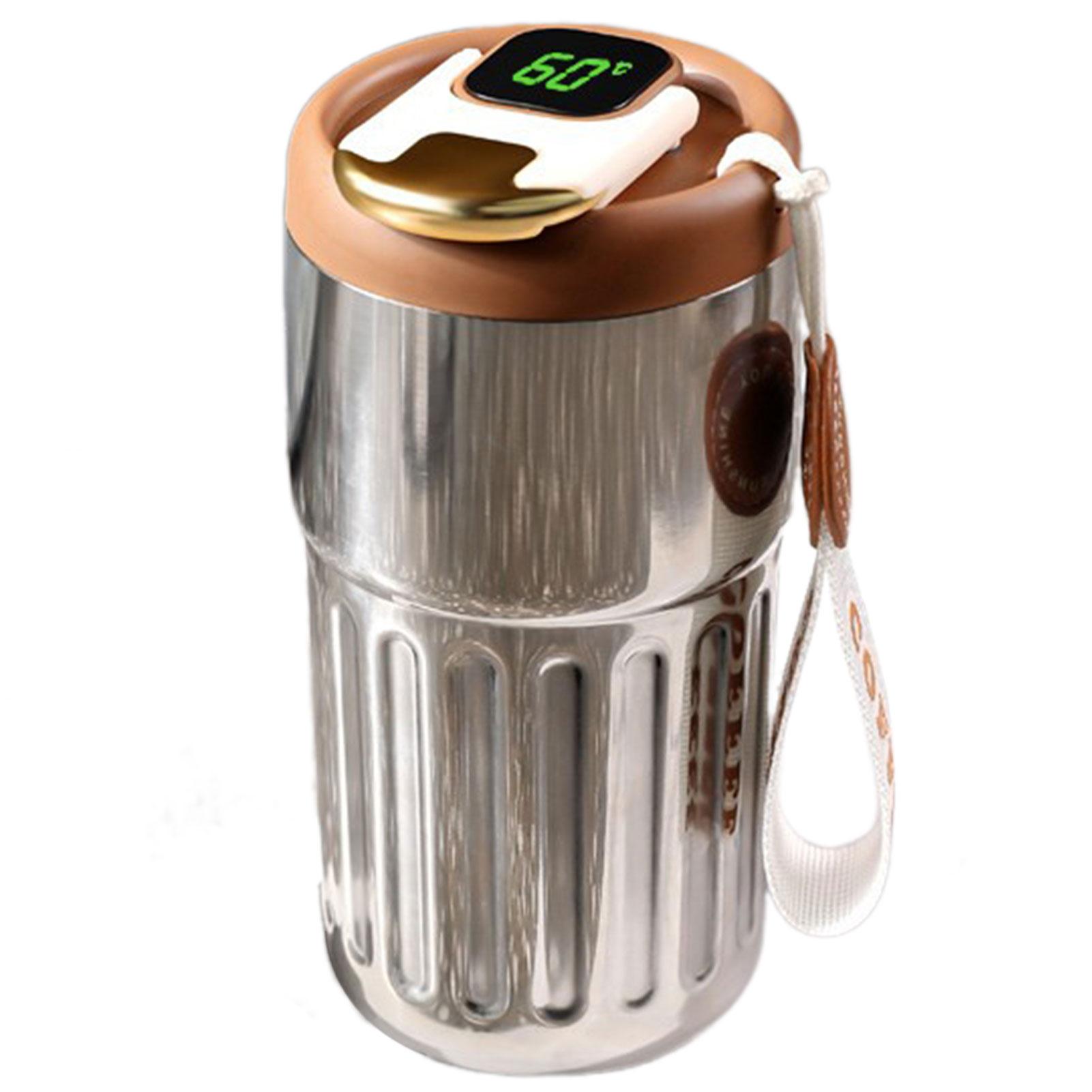 

Smart Thermos-Bottle Large Capacity Drinking Bottles Presents For Birthday кофейный