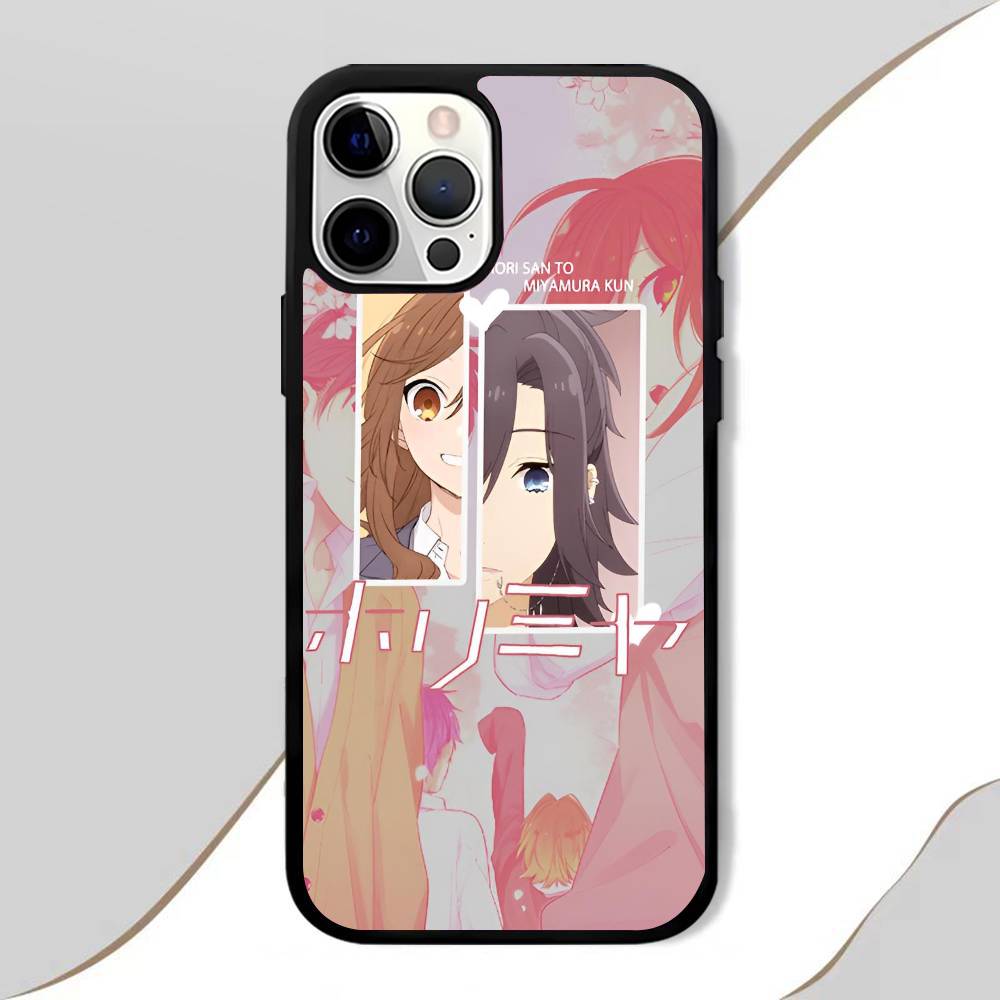 

Horimiya Phone Case Mobile Suitable For Apple 16 PRO MAX 15 14 13 12 MINI 11 Patch Black Hard Shell IPHONE 14