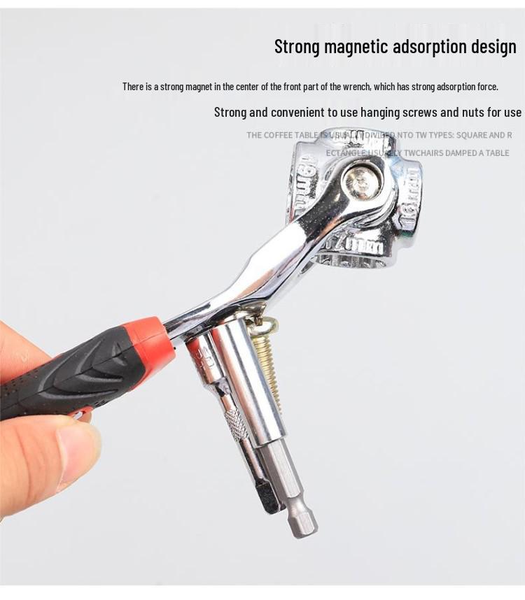 52-in-1 Universal Multi-Head Socket Wrench