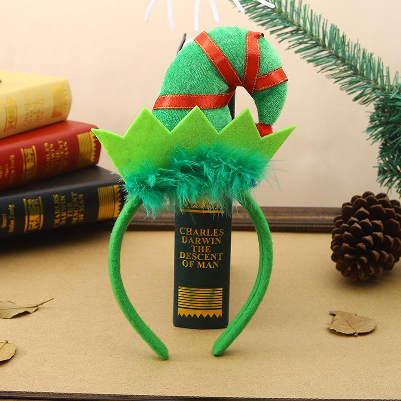Creative Christmas Elf Headband Christmas Party Decorations Party Cosplay Decorative Headwear