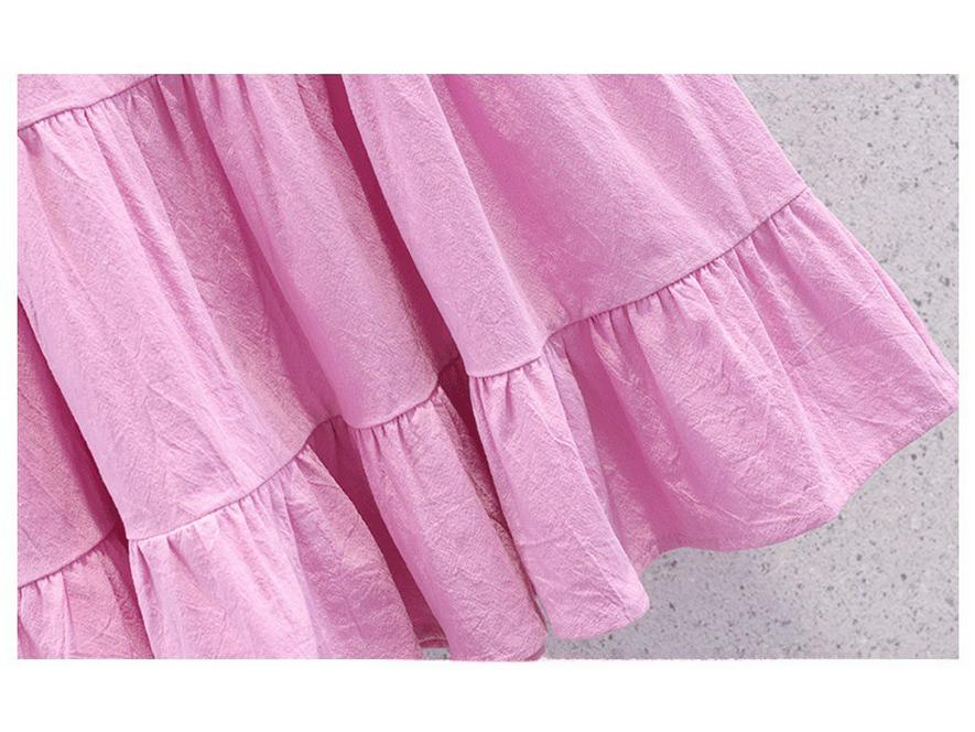 Stilvolles Sommer-Prinzessinnenkleid für Mädchen – frischer und trendiger Netzrock im Promi-Stil