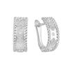 Silver Earrings with Cubic Zirkonia (2128526)