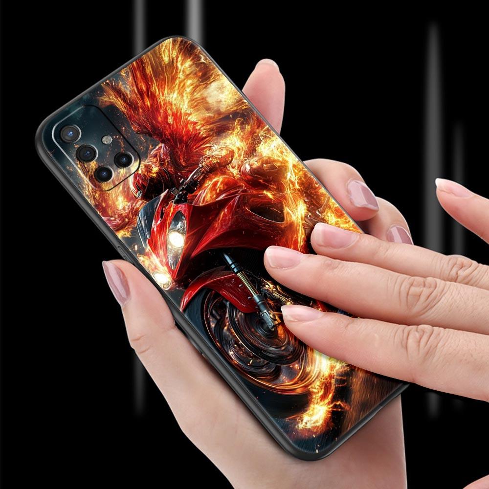 Motorcycle Phone Case For Oneplus 13R 13 12R 11 10T 10R Nord N100 N200 N10 10 9 9R 9RT CE 3 2 Z Pro 5G Soft TPU Cover Fundas Bag