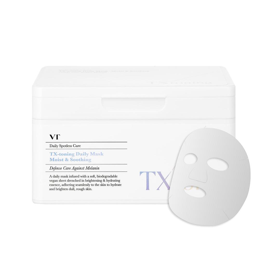 VT Cosmetics TX-Toning Daily Mask 320g (30ea), Daily masks, Brightening,  Moisturizing, Korean Cosmetics, Kbeauty, sample