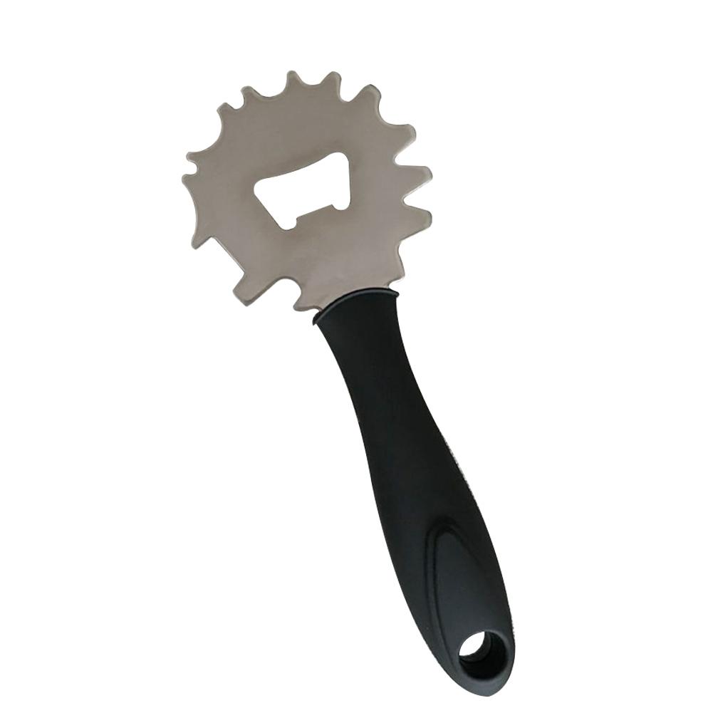 D2 Portable Metal BBQ Grills Grate Cleaner Barbecue Oven Scraper Scrubber Bottle Opener Kitchen BBQ Tool Grill Cleaning Scraper