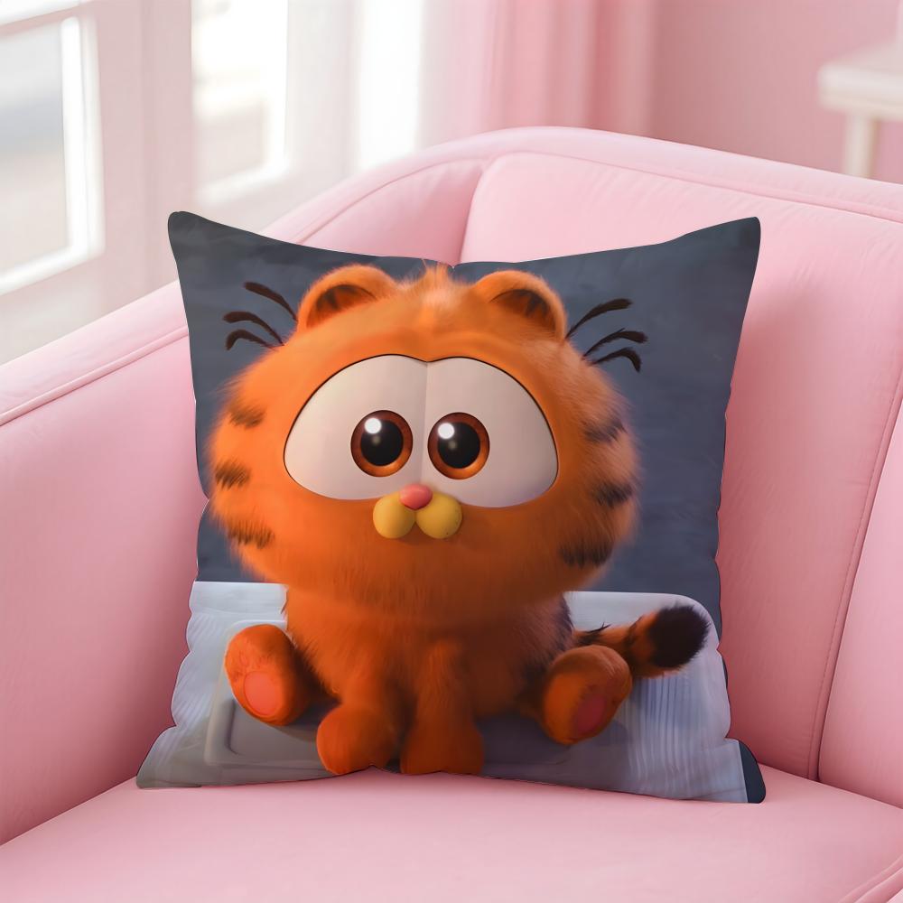 Garfield Cushion Cover Home & Car Multi-Scene Pillow Cover - Reversible, Soft & Durable for Daily Use