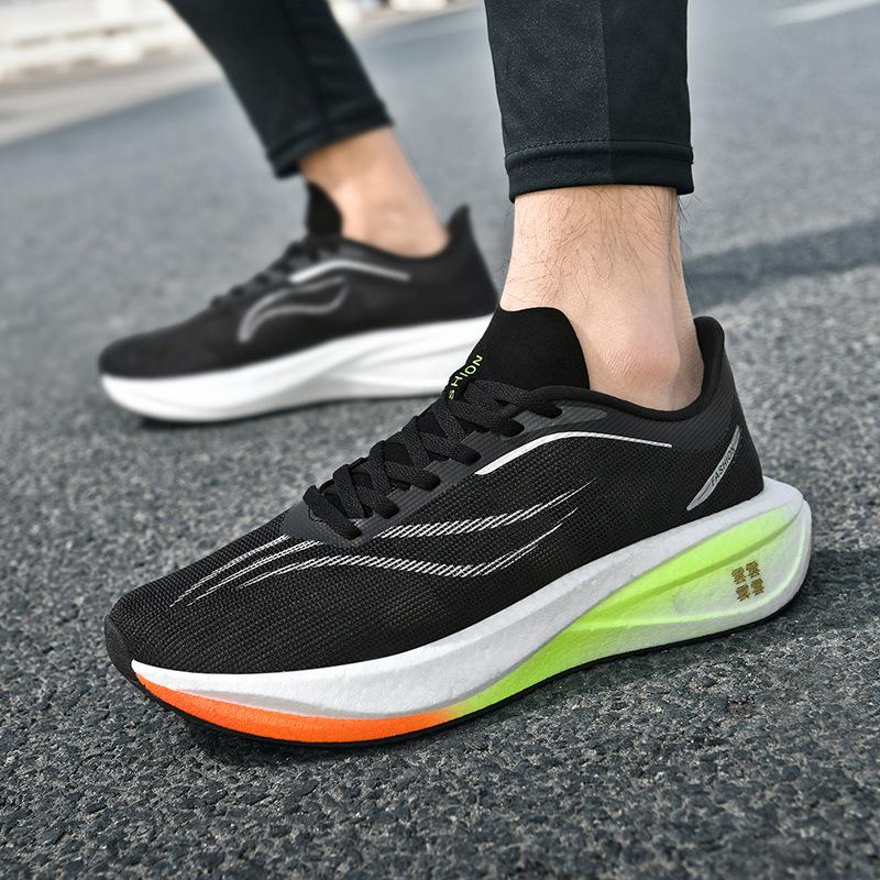 

Putian real popcorn friction sound sports shoes non-slip and wear-resistant couples running shoes breathable and deodorant mesh men s shoes 45 чёрный