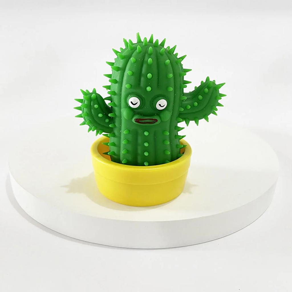 Cute Cactus Soft Toys Rubber Stretch Cute Cactus Stress Relieving Toys Halloween and Christmas Gifts