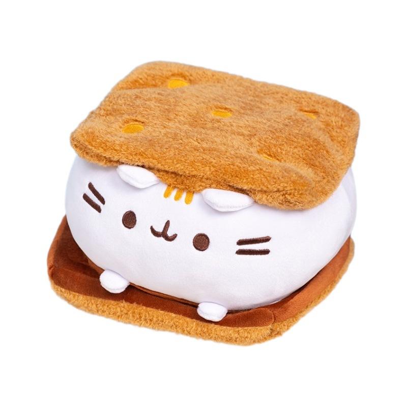 Niedliche Gund Fette Katze Sandwich Katze Plüschtier Pusheen Snack Katze Serie Geschenk Ins Puppe