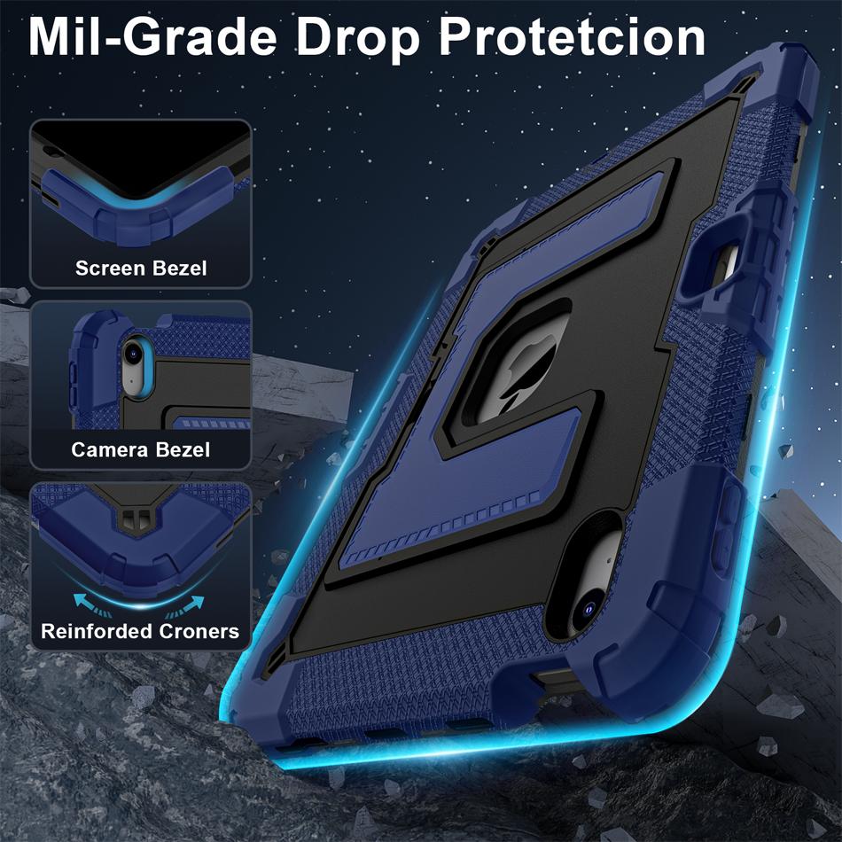 Folding Stand Case For iPad 6 7 8 9 10th 11th 12th Generation Mini Air 4 5 10.2 10.9 11 13 Inch Case Shockproof Cover