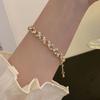 Alloy Jewelry Featuring Beads Everyday Wear Bracelet Suitable for Enhancing the Style of Youthful and Fashion Women