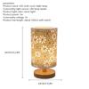 2022 Round Retro Creative LED Desktop Bedroom Hotel Bedside Solid Wood USB Plug Lamp