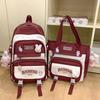 Schoolbags for Children Elementary School Students Junior High School Girls High School Two Piece Backpack