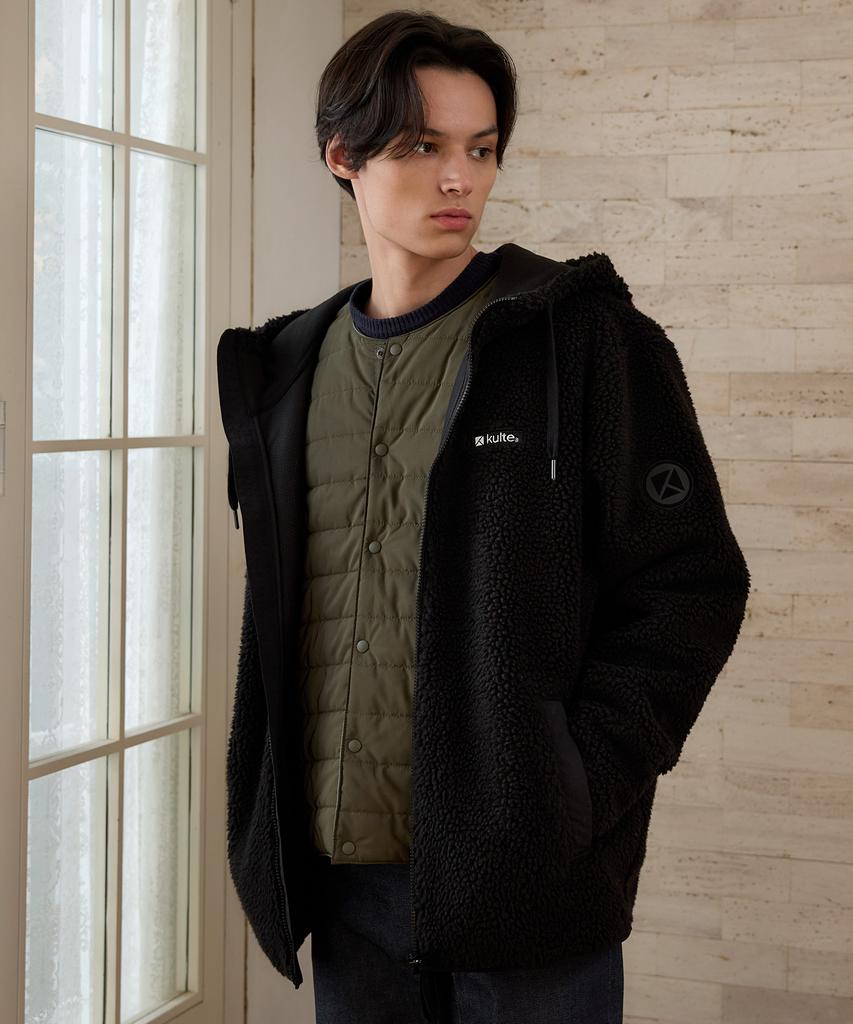 Kulte Windproof Sherpa Fleece Black