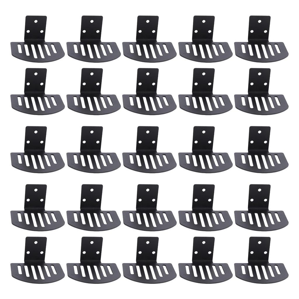 25 Pcs Standing Seam Snow Guards for Metal Roofs, Roof Ice Guard, Stops Roof Snow From Breaking Up Block Stops Breaks for Standing Seam Roofing