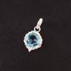 Friendship Day Sale Sky Blue Topaz Gemstone 925 Silver Mother Gift New Pendant PP-2-8