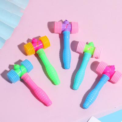 Yousheng 10Pcs Kids BB Hammer Squeaky Hammer Toy Plastic Pounding Hammer Colorful Educational Mallet Percussion Sounding Hammer Mini Hitting Toy