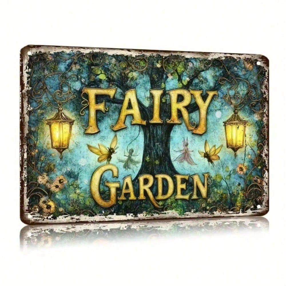 Metal Wall Art Tin Sign Retro Decor 20x30 cm Hanging