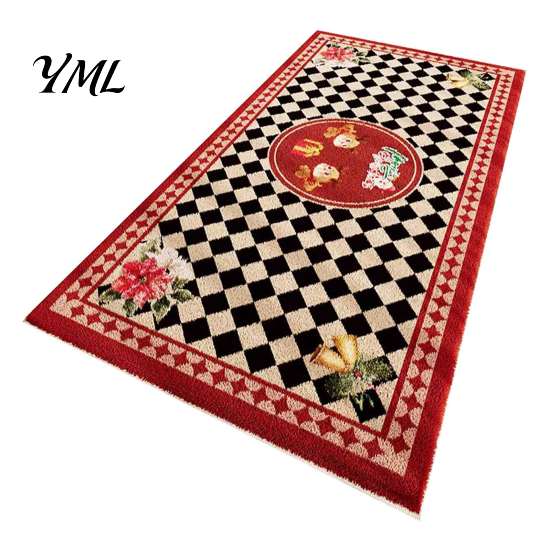 Holiday Area Rug for Living Room Christmas Bedroom Rug, Soft Imitation Cashmere Non-Slip Washable Festive Easy Care Floor Runner Entryway, Room,