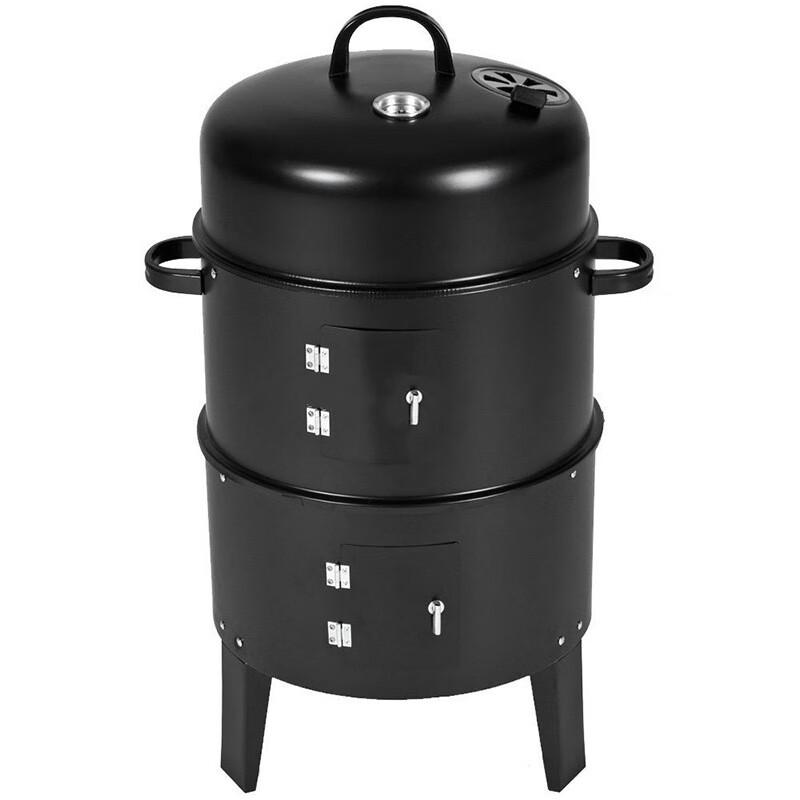ZISIZ Home Vertical Multi-Layer Charcoal Smoker Grill