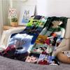 Anime Inuyasha Throw Blanket Soft Flannel Thin Blankets for Bed Sofa Cover Bedspread Picnic Cooling Gift Home Deco